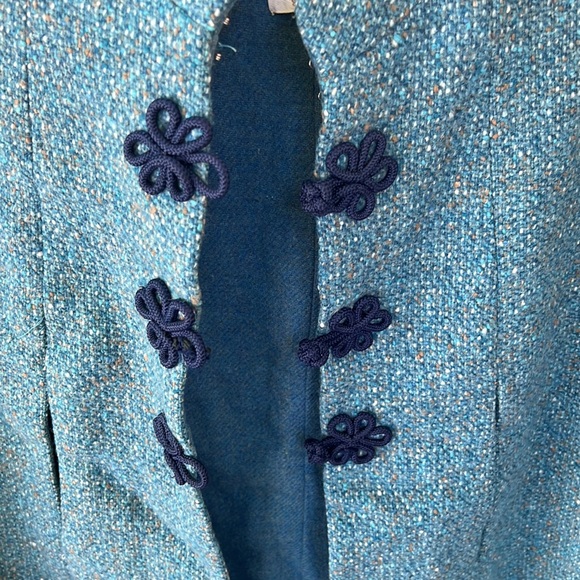 Custom Pendleton mini dress and cape - Picture 7 of 9